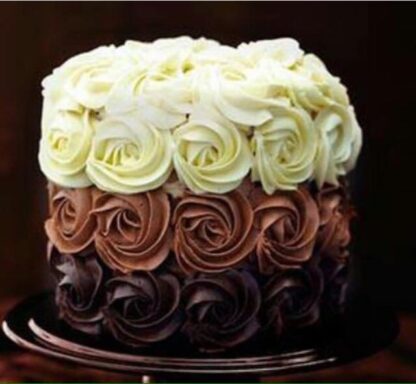 Multi-color smash cake