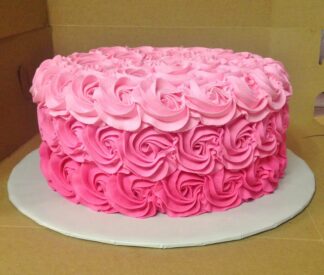 Pink Flower Smash Cake