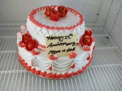 Rosette Anniversary cake