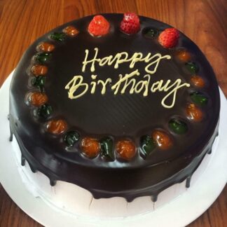 Strawberry Birthday cake