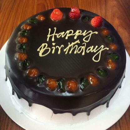 Strawberry Birthday cake