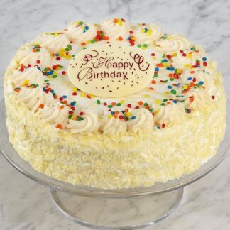 White forest candy cake
